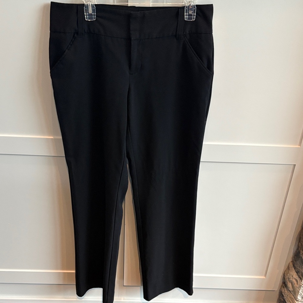 Daisy Fuentes Elegant Black Trousers